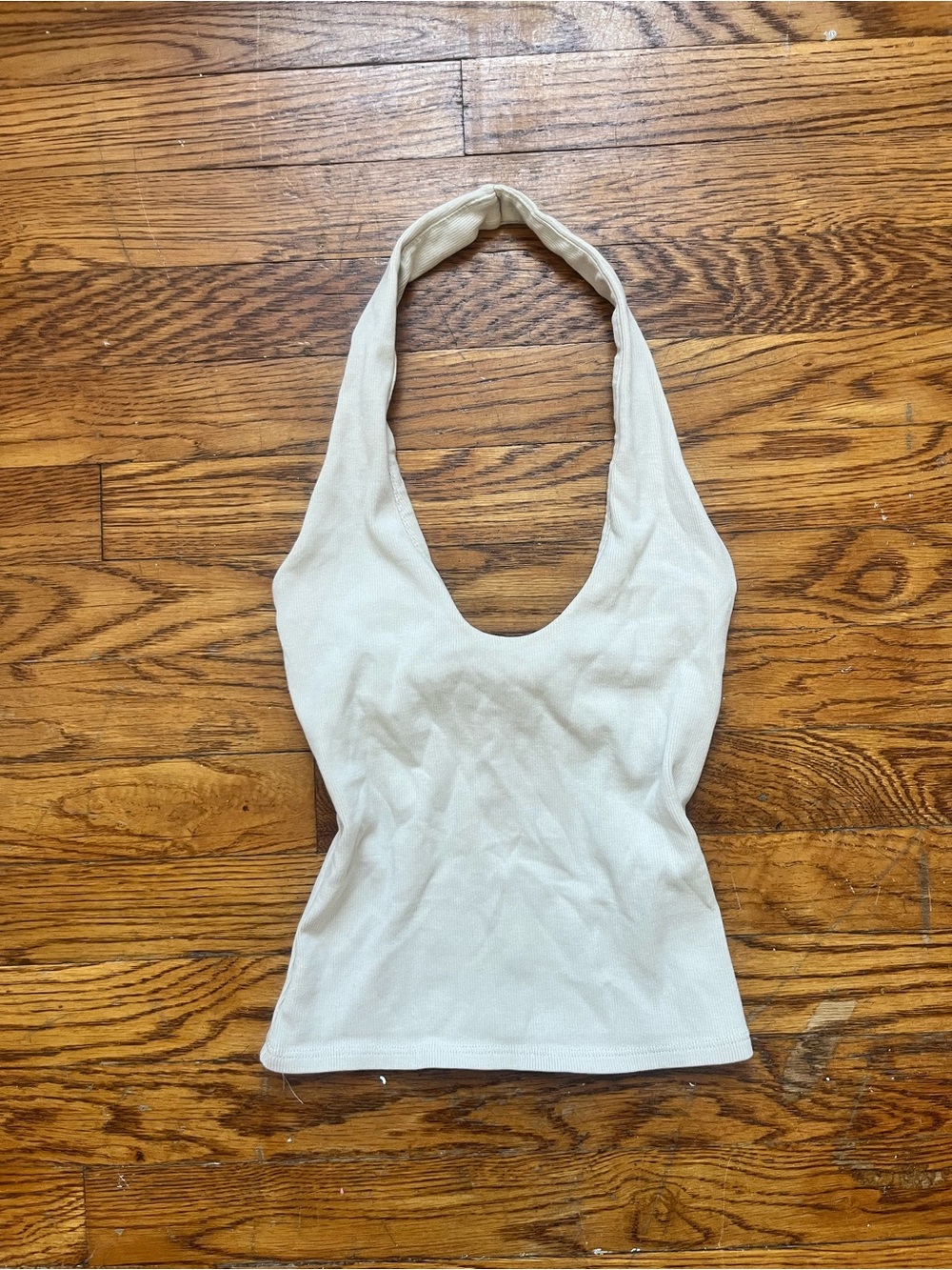 Zara Cream Halter Neck Camisole
